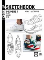 Close-Up Sketchbook Sneakers Men/Women, Subscription World Airmail 