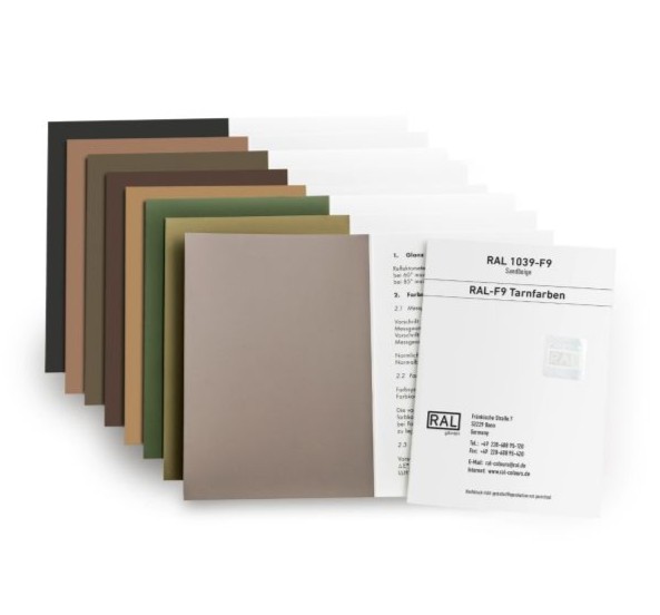 RAL F9 Farbregister Set  