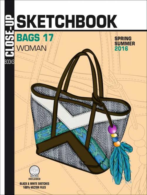 Close-Up Sketchbook Bags Women, Auslandsabonnemnet Welt Luftpost 