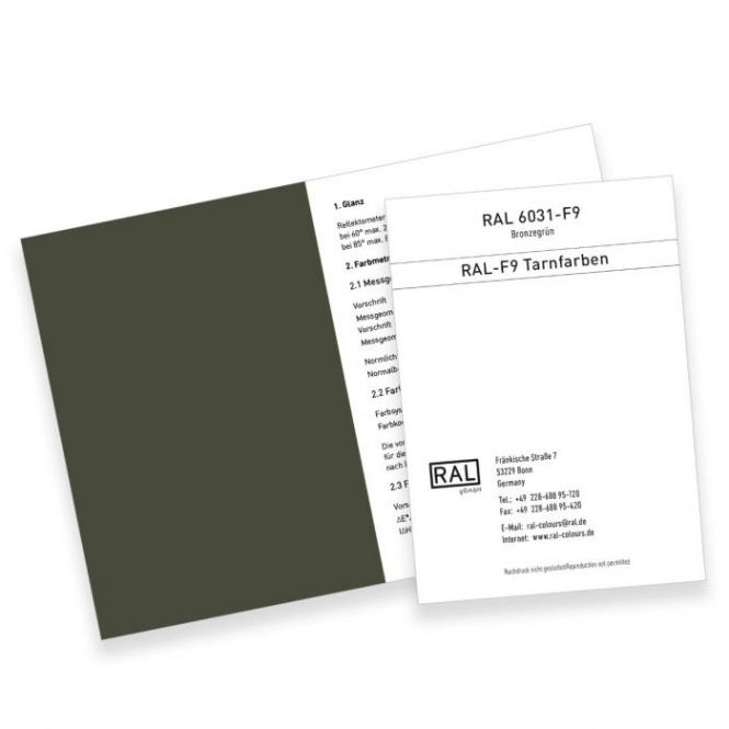 RAL 6031-F9 Bronze green Camouflage Colour 